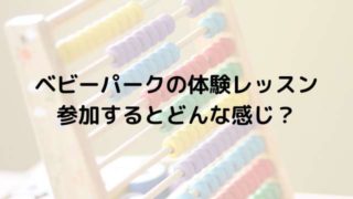 ベビーパークは胡散臭いのか 体験は危険 Q150の子育てリアル 港区ママのブログ