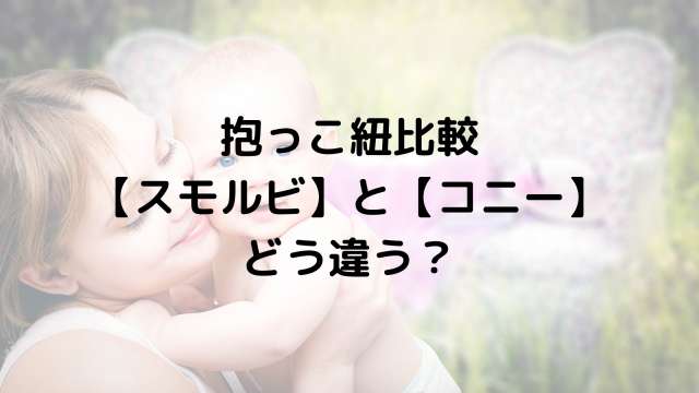 スモルビ と コニー どう違う パパと共有したい人におすすめしたい抱っこ紐はこれ 港区ママのブログ