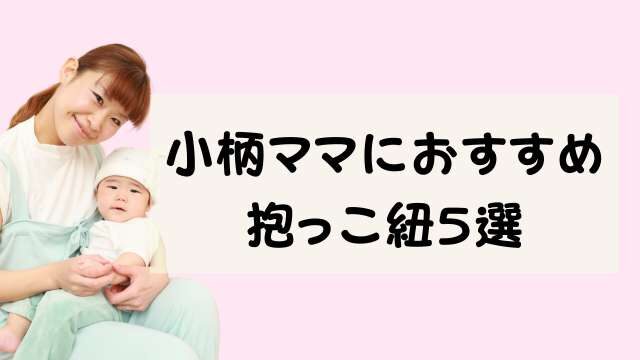 小柄ママにおすすめの抱っこ紐5選 海外製品が合わない理由をお伝えします 港区ママのブログ